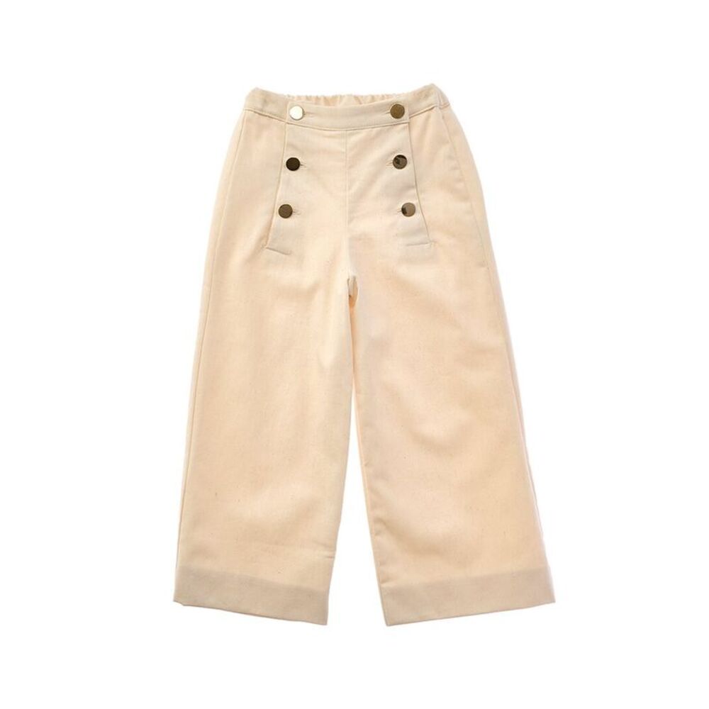 Pepa London Girls  Wide Leg Front Button Trouser